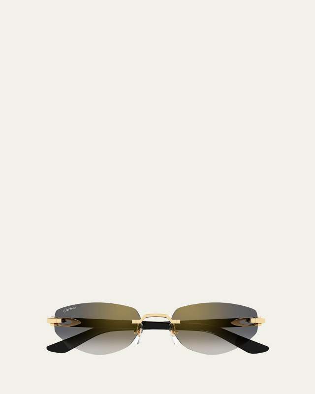 C Decor Cat-Eye Metal Sunglasses